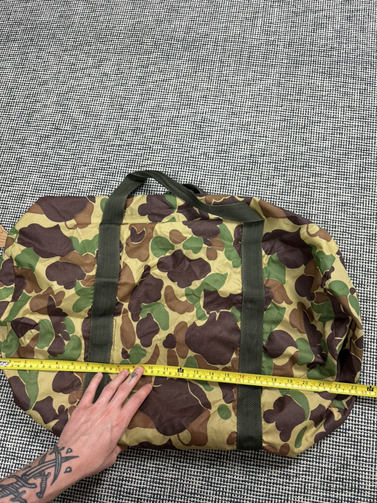 Eastpak vintage made in usa eastpak made in usa frog camo duffle bag Size ONE SIZE - 5 Thumbnail