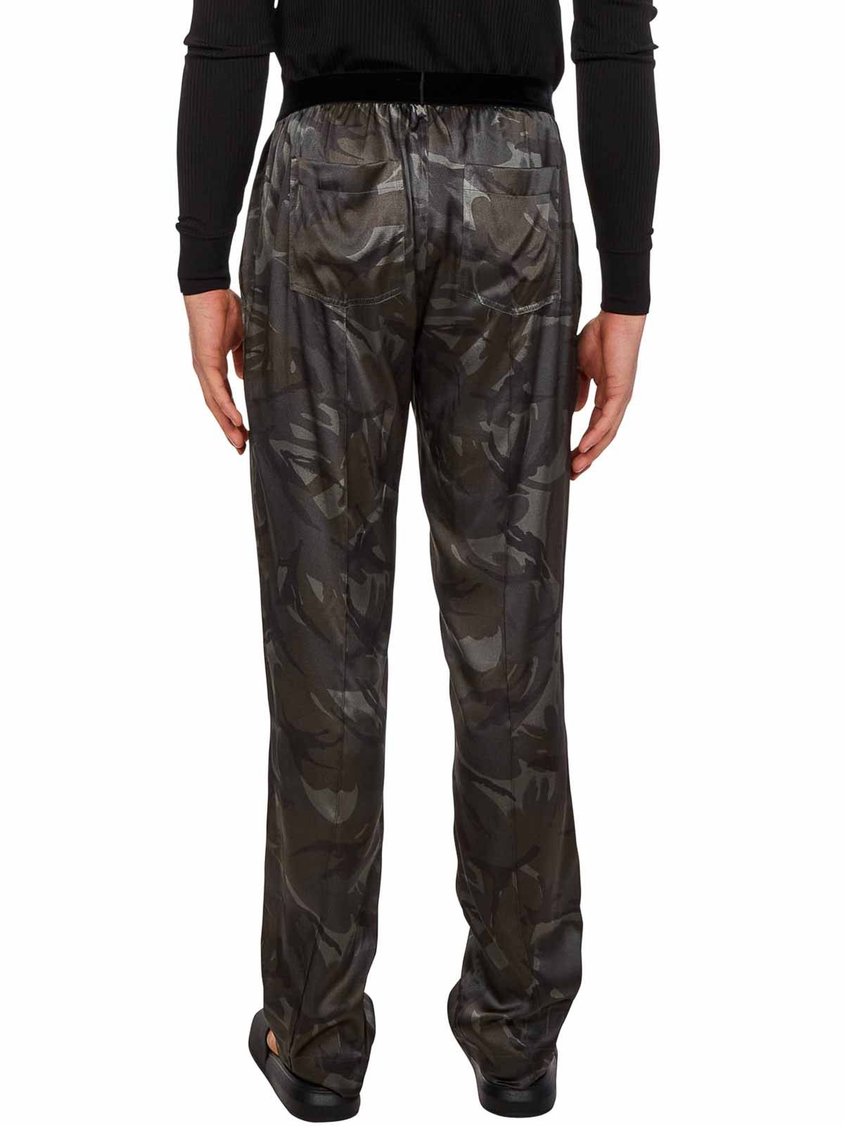 Tom Ford o1loc1c1224 IST4H20 Pajama Pant in Olive Green Size US 34 / EU 50 - 3 Thumbnail