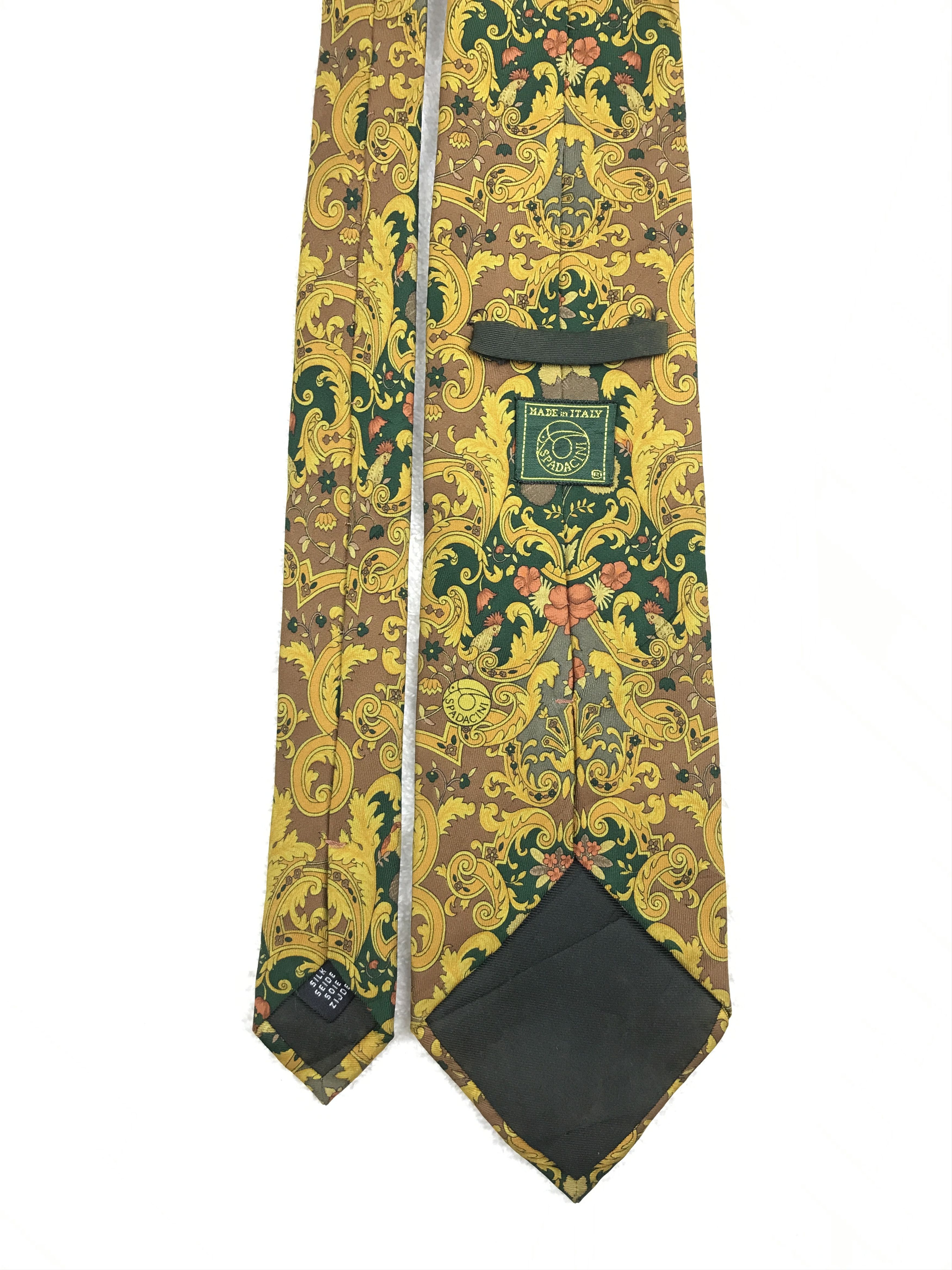 Vintage Vintage Spadacini Silk Necktie Size ONE SIZE - 4 Thumbnail