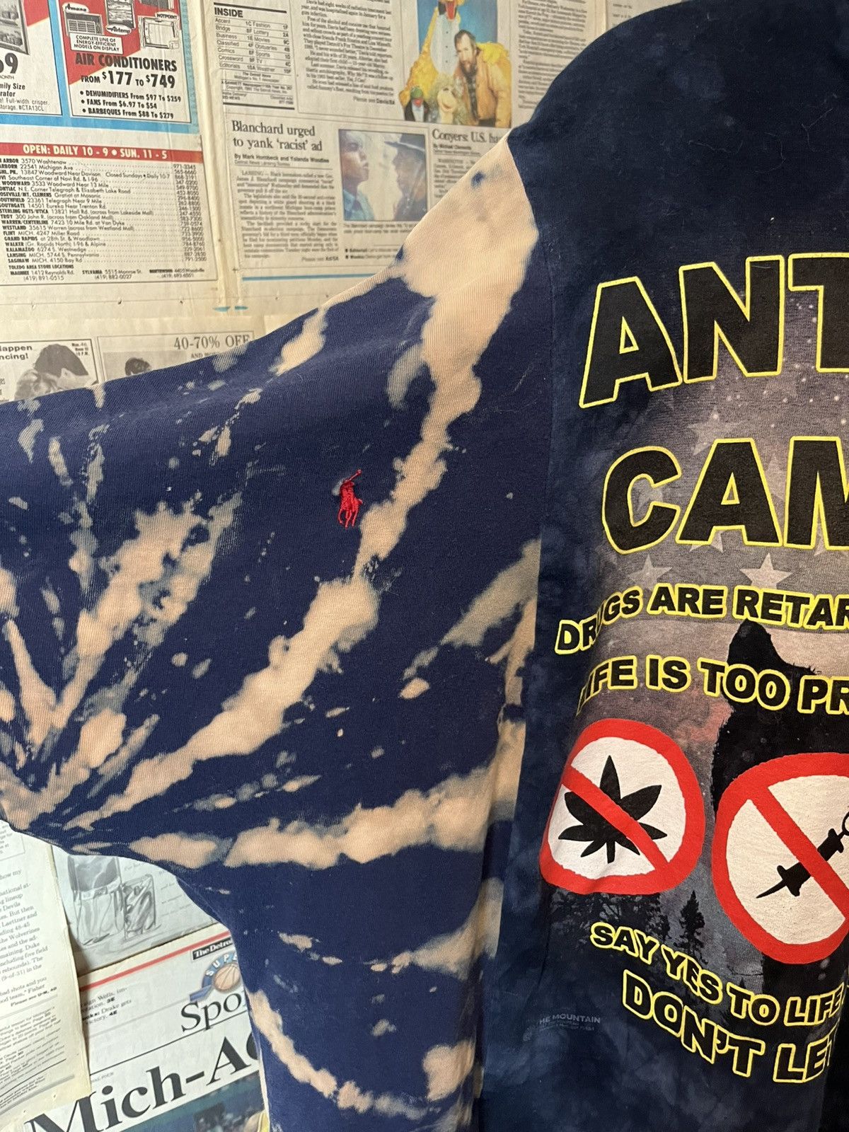 Asspizza Ass pizza Anit Drug Campaign shirt Size US M / EU 48-50 / 2 - 3 Thumbnail