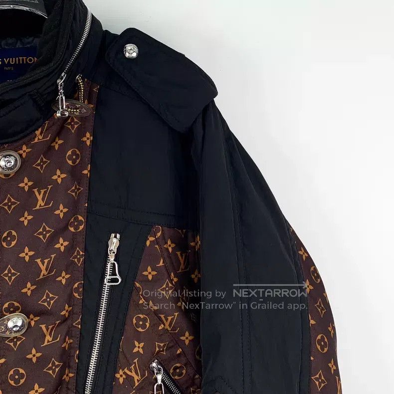 Louis Vuitton Louis Vuitton Color-block logo full print long-sleeved jac Size XXS / US 00 / IT 34 - 3 Thumbnail