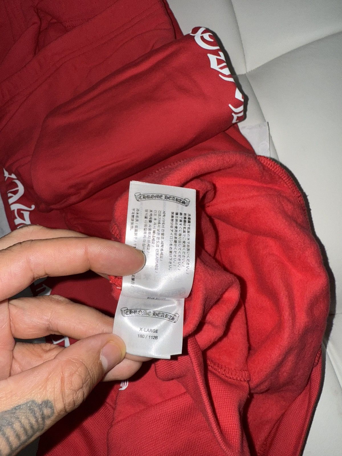 Chrome Hearts Chrome hearts logo hoodie Size US XL / EU 56 / 4 - 7 Thumbnail