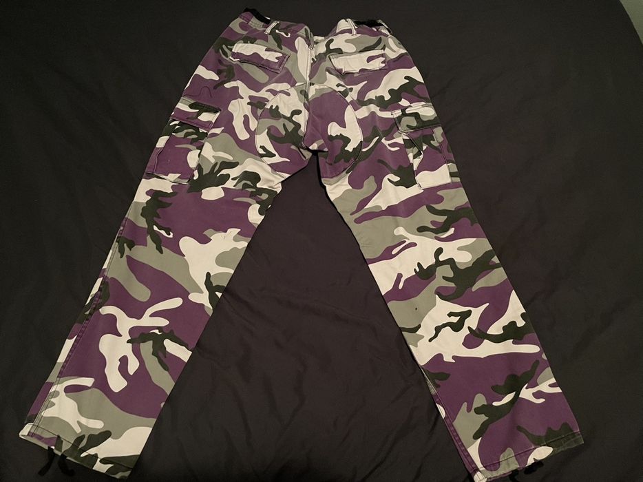 Zumiez Cargo Pants Purple Camo Grailed