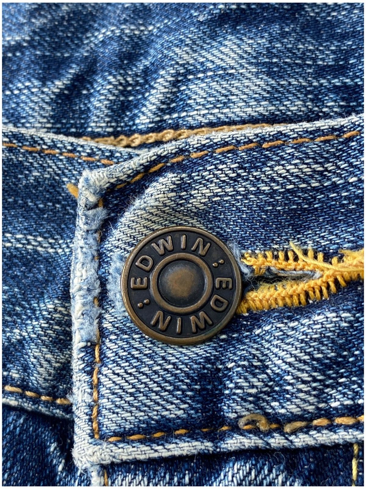Edwin Edwin Brand Acid Blue Wash Ripped Style Jeans Size US 30 / EU 46 - 13 Thumbnail