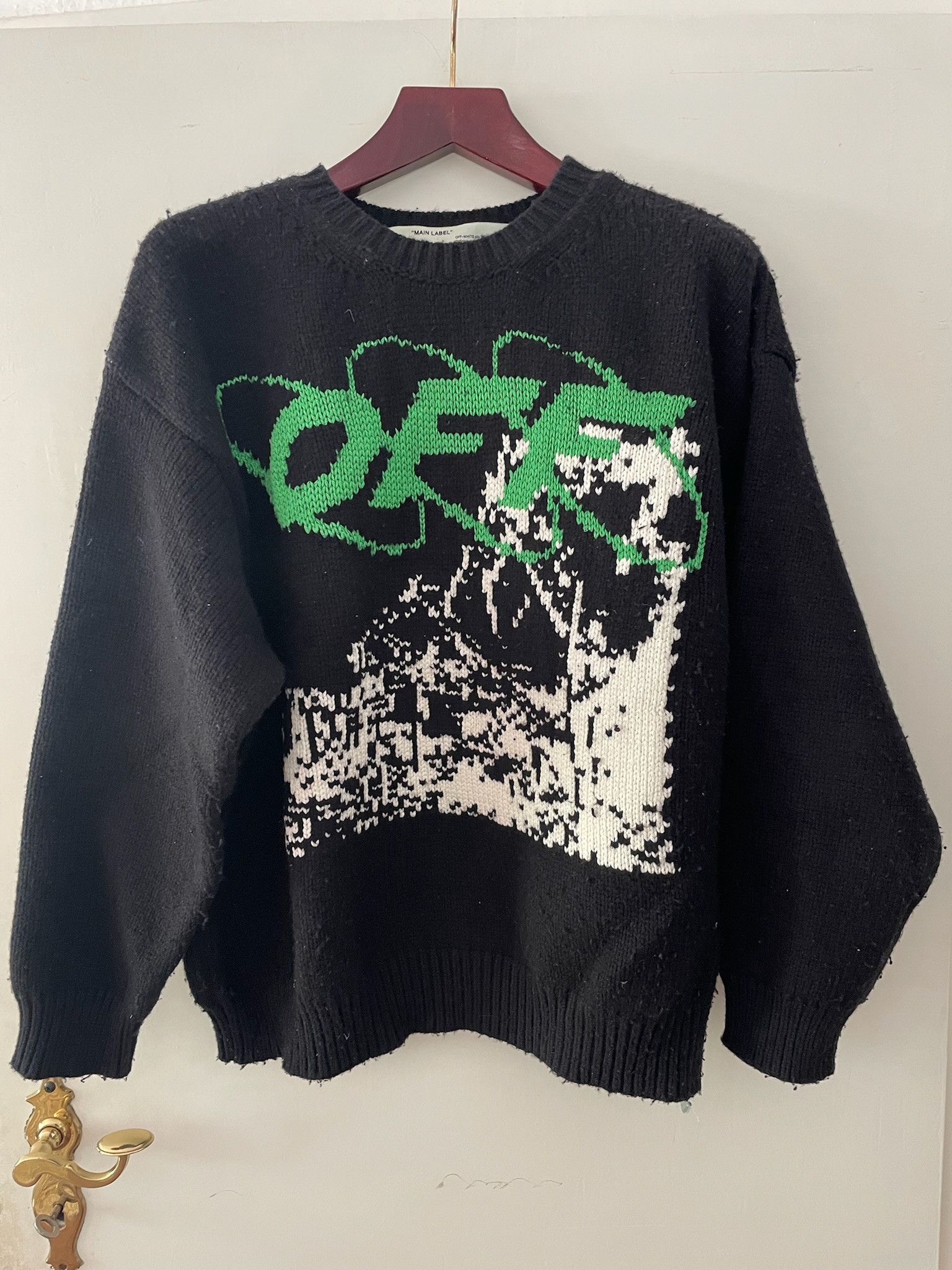 Off-White Off White Playboi Carti Ruined Factory Knit | Grailed