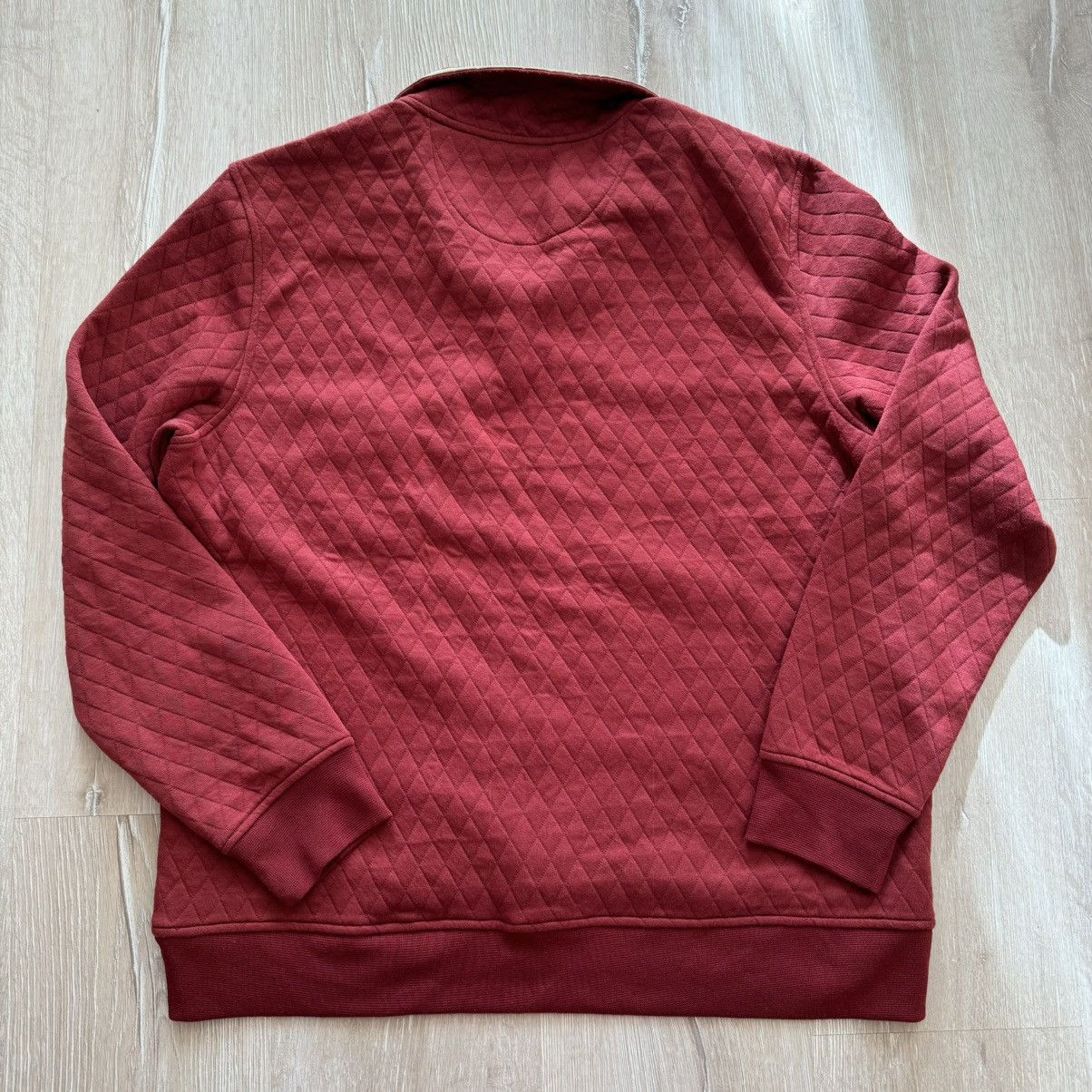 UNTUCKit UNTUCKit Mens Carufe 1/4 Quarter Snap Quilted Sweater Size US L / EU 52-54 / 3 - 7 Thumbnail