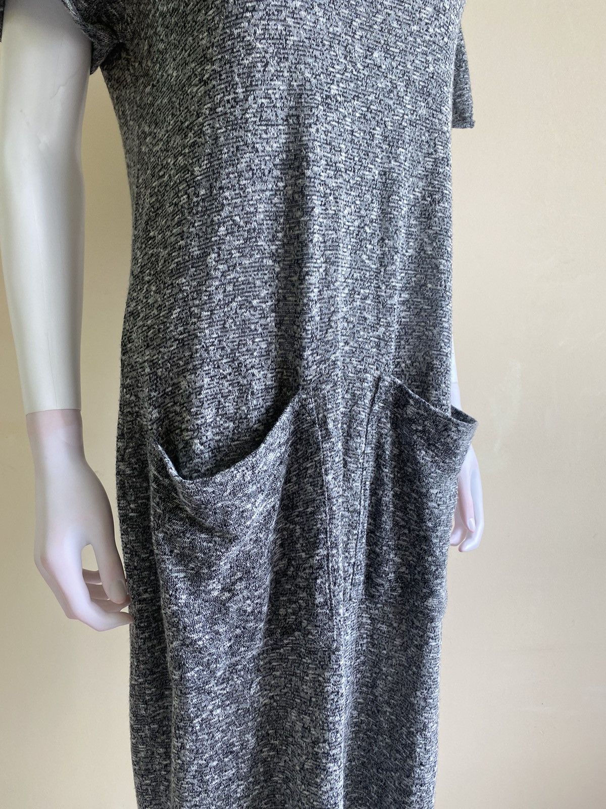 Other TOAST Womens Grey Marl Short Sleeve Midi Dress Size 10 Size L / US 10 / IT 46 - 5 Thumbnail