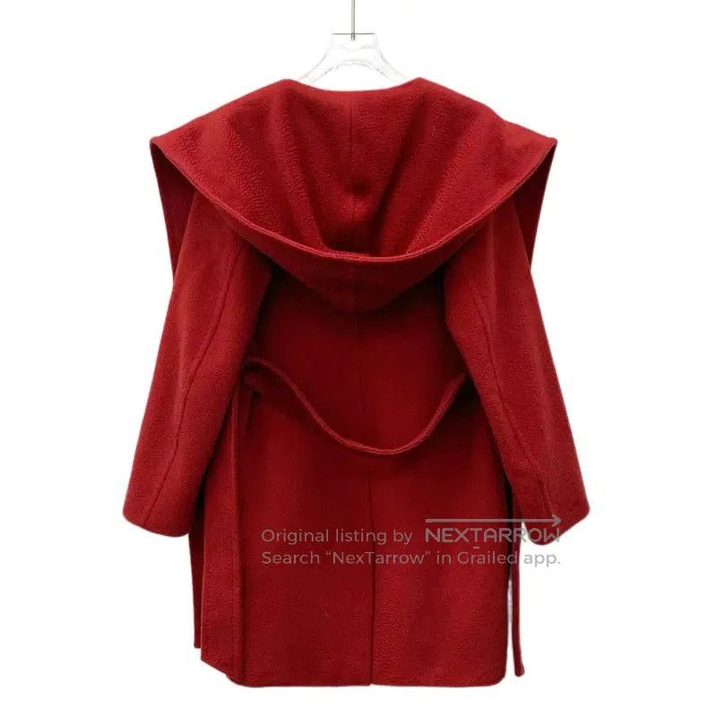 Max Mara MaxMara Red Wool Women’s Coat . Size S / US 4 / IT 40 - 2 Thumbnail