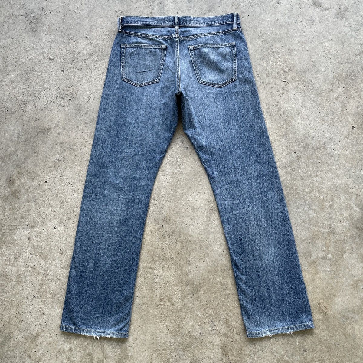 Japanese Brand Vintage Japanese Selvedge Distressed Faded Jeans Denim Pants Size US 33 - 11 Thumbnail