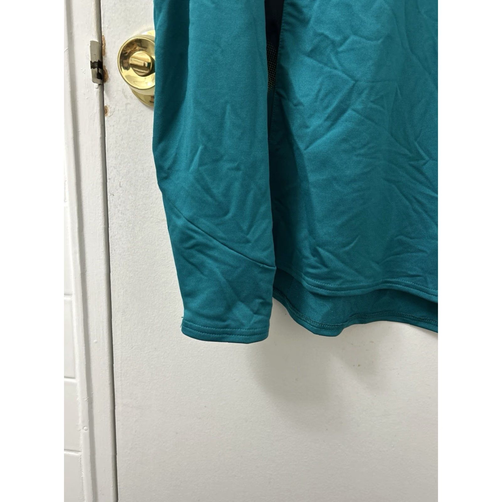 Umbro Umbro Ireland Pro Training Quarter-Zip Mens L Teal Neon FAI National Team Pullover Jacket Size US L / EU 52-54 / 3 - 7 Thumbnail