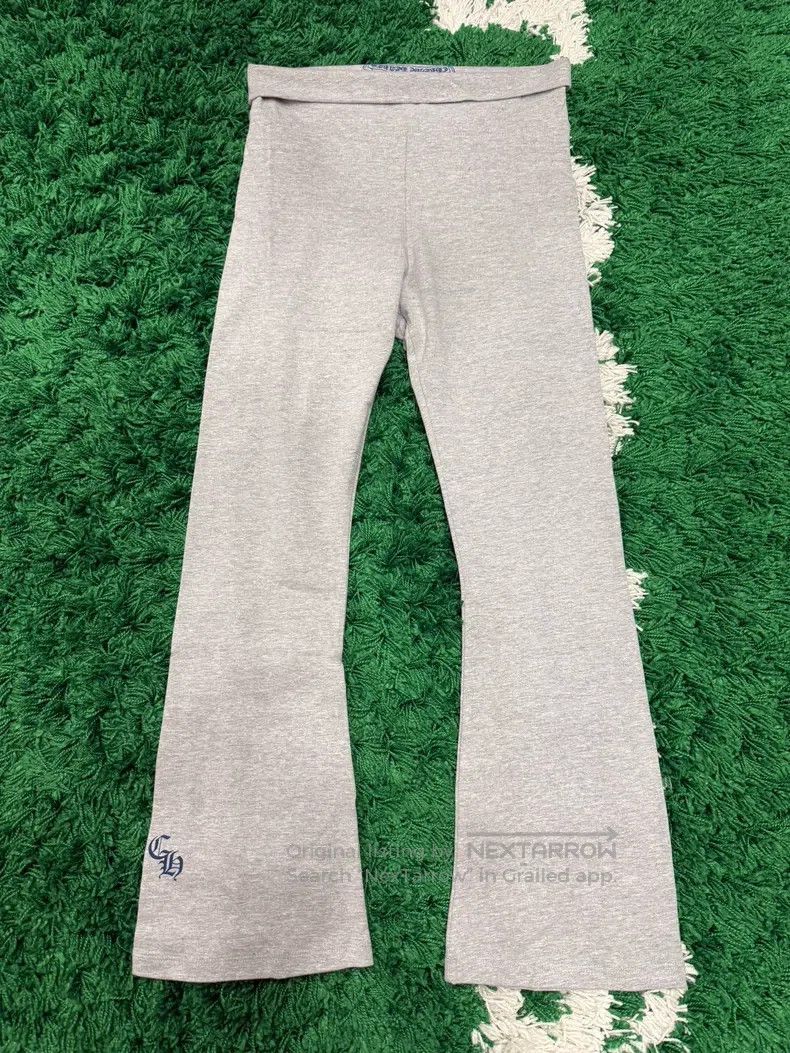 Chrome Hearts CHROME HEARTS Size S Gray scroll yoga pants Size US 30 / EU 46 - 1 Thumbnail