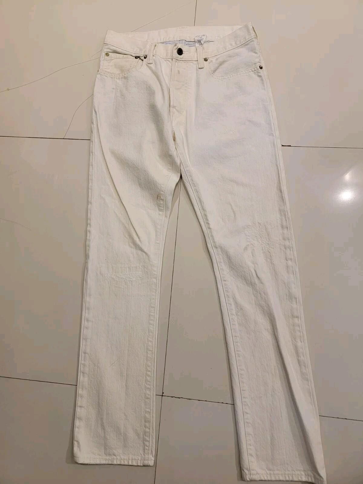 Rugby Ralph Lauren Vintage Rugby by Polo Ralph Lauren White Denim Jeans 32/32 Size US 32 / EU 48 - 2 Thumbnail