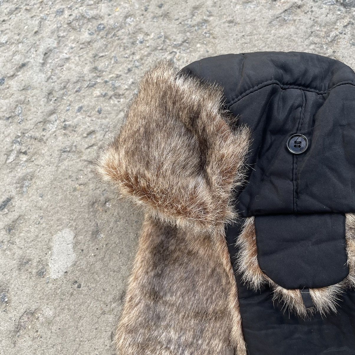 Japanese Brand × Vintage Vintage Faux Fur Trapper Hat Cap Y2K 99s USA Travis Scott Size ONE SIZE - 3 Thumbnail