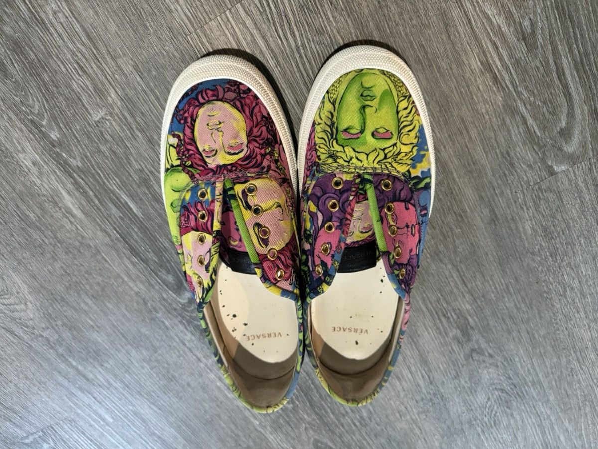 Versace Multicolor Medusa Sneakers VERSACE Multicolor Medusa Sneaker Size US 10 / EU 43 - 1 Thumbnail