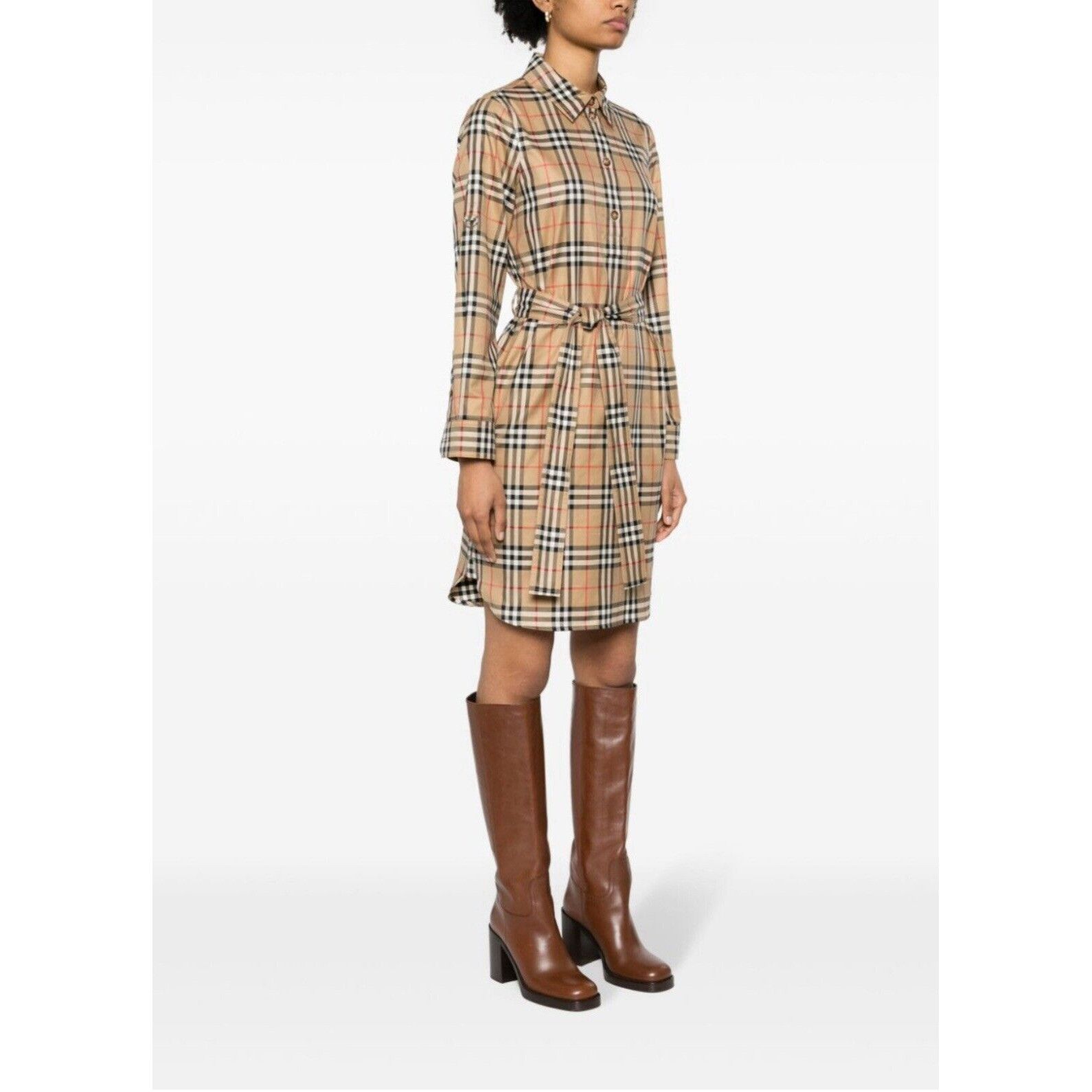 Burberry Burberry Vintage Check Pattern Shirt Dress New Size 2 Size XS / US 0-2 / IT 36-38 - 3 Thumbnail