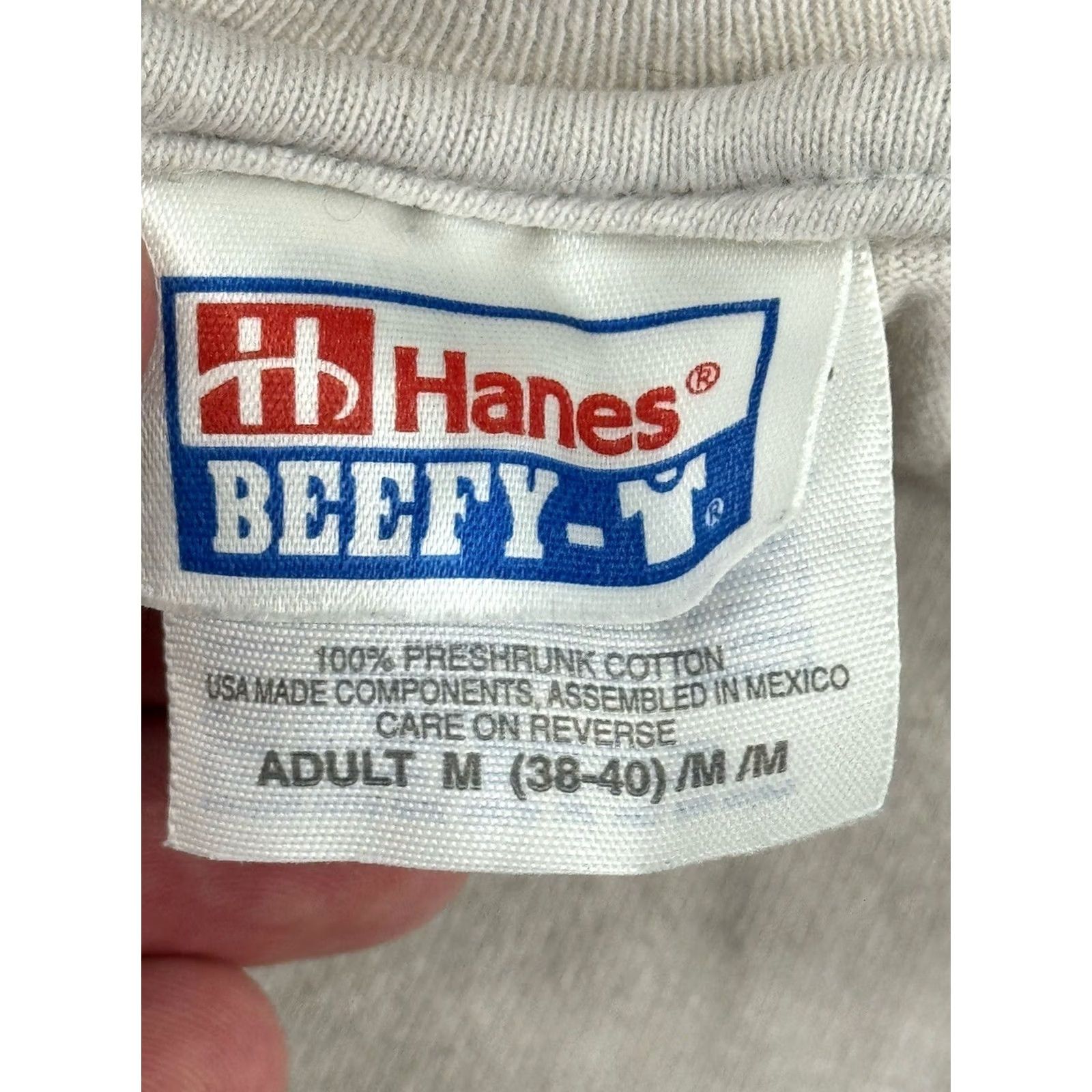 Hanes VINTAGE Hanes Gov’t Mule Life Before Insanity 2000 Tour T Shirt Unisex Adults M Beige Short Sleeve Crew Neck Graphic Print RARE Size US M / EU 48-50 / 2 - 3 Thumbnail