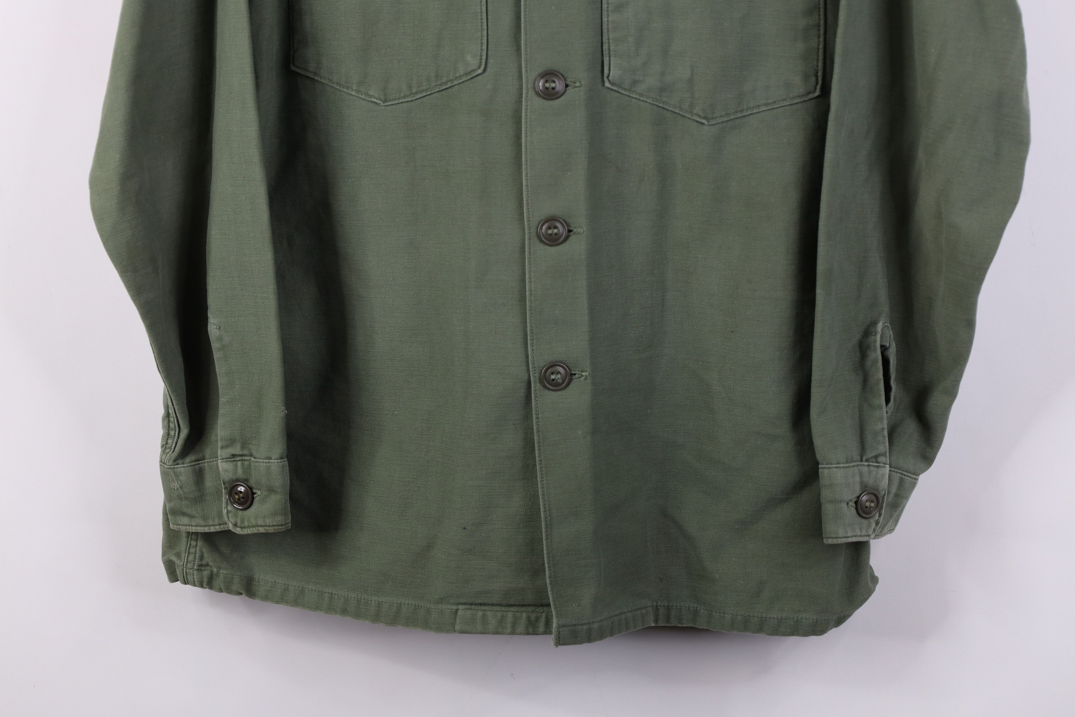 Vintage Vintage 60s 70s Vietnam War USGI Field Army Button Shirt USA Size US M / EU 48-50 / 2 - 3 Thumbnail