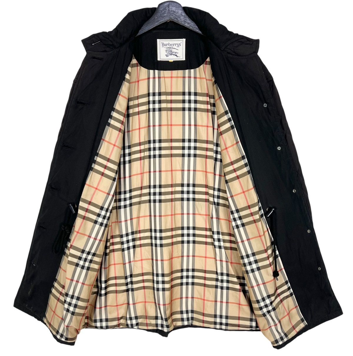 Burberry Vintage 90s Burberrys Quilted Women Coat Size M / US 6-8 / IT 42-44 - 7 Thumbnail