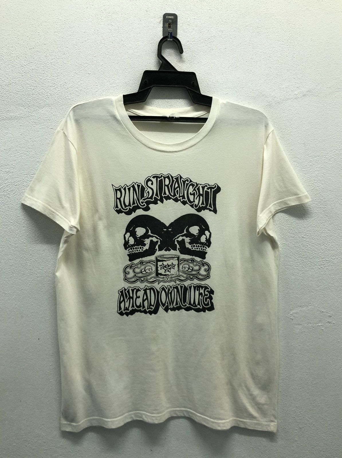 Vintage Vintage Run Straight A Head Own Life T-Shirt Size US M / EU 48-50 / 2 - 1 Thumbnail