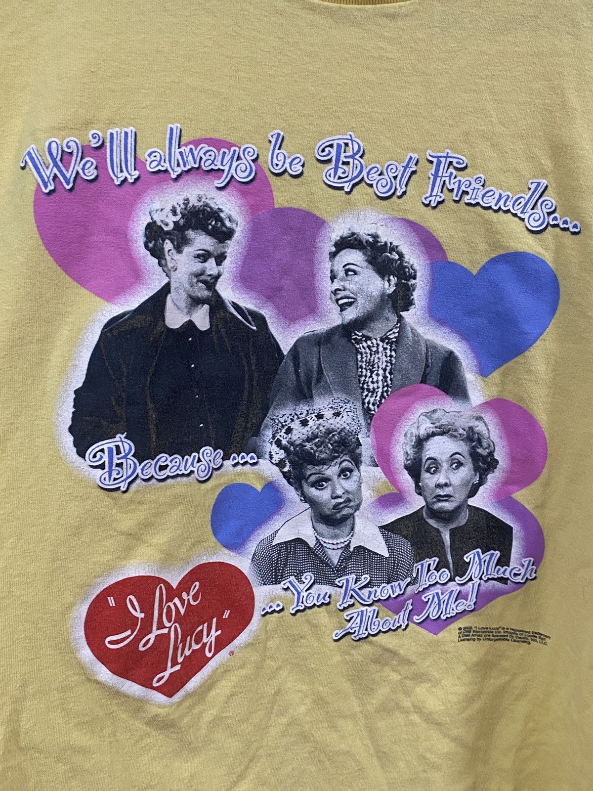 Vintage 🍀Free Shipping☘️I Love Lucy TV Promo 2005 Men’s T-Shirt Size US M / EU 48-50 / 2 - 3 Thumbnail