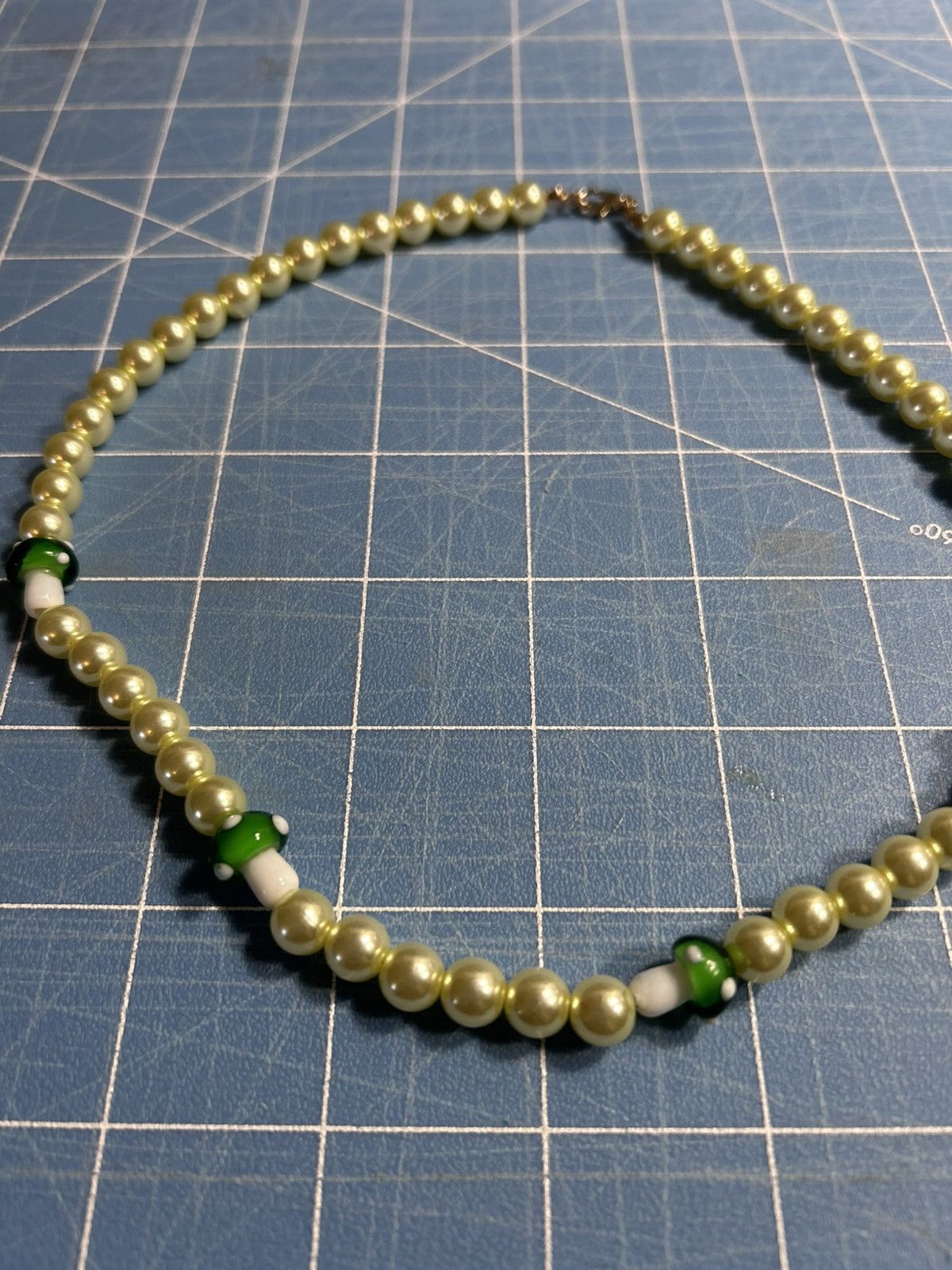 Urban Outfitters Pearls and Mushroom Necklace Size ONE SIZE - 2 Thumbnail