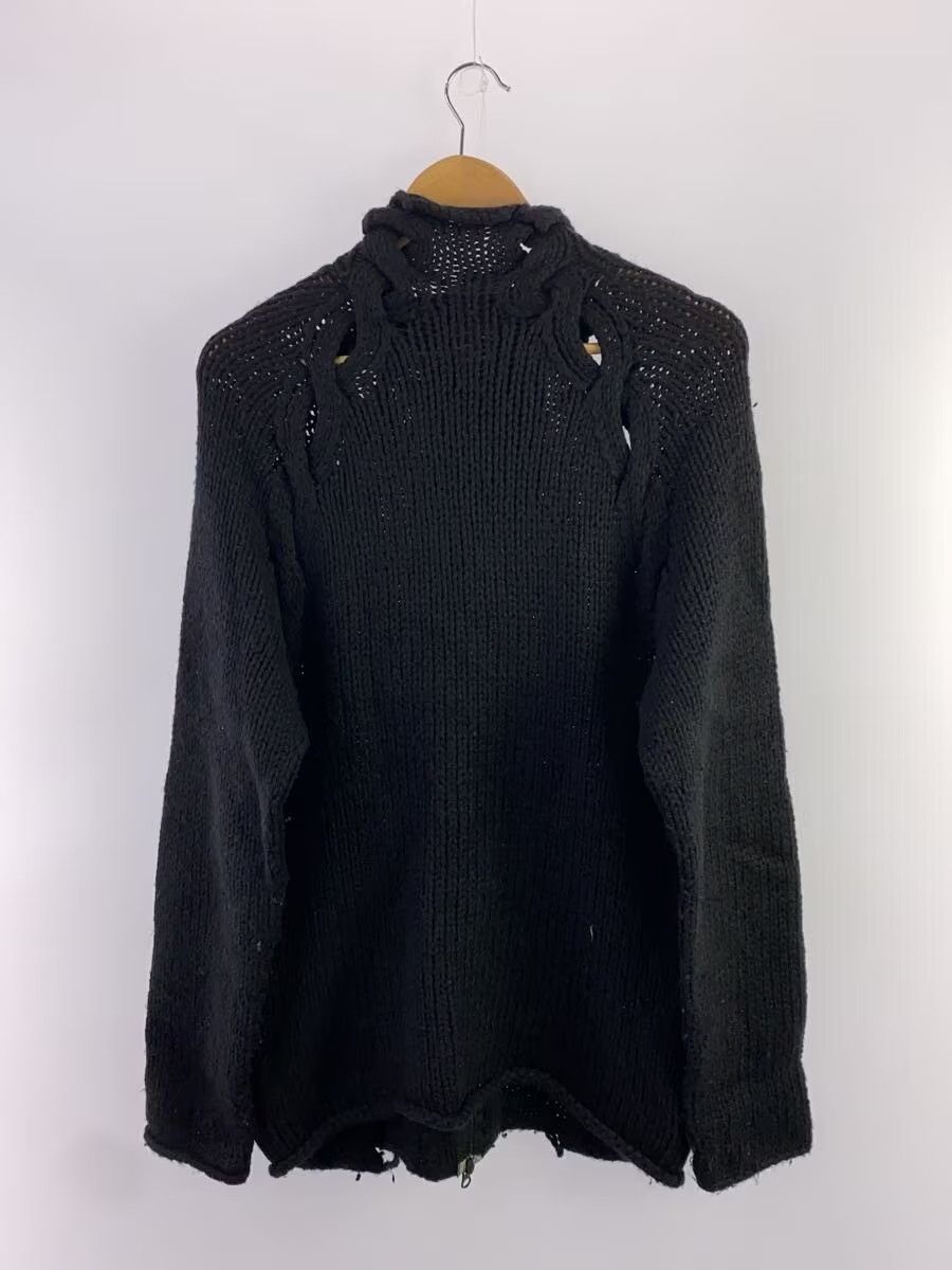 Yohji Yamamoto Open Cable Knit Stitch Wool Knit Sweater Size US L / EU 52-54 / 3 - 2 Thumbnail