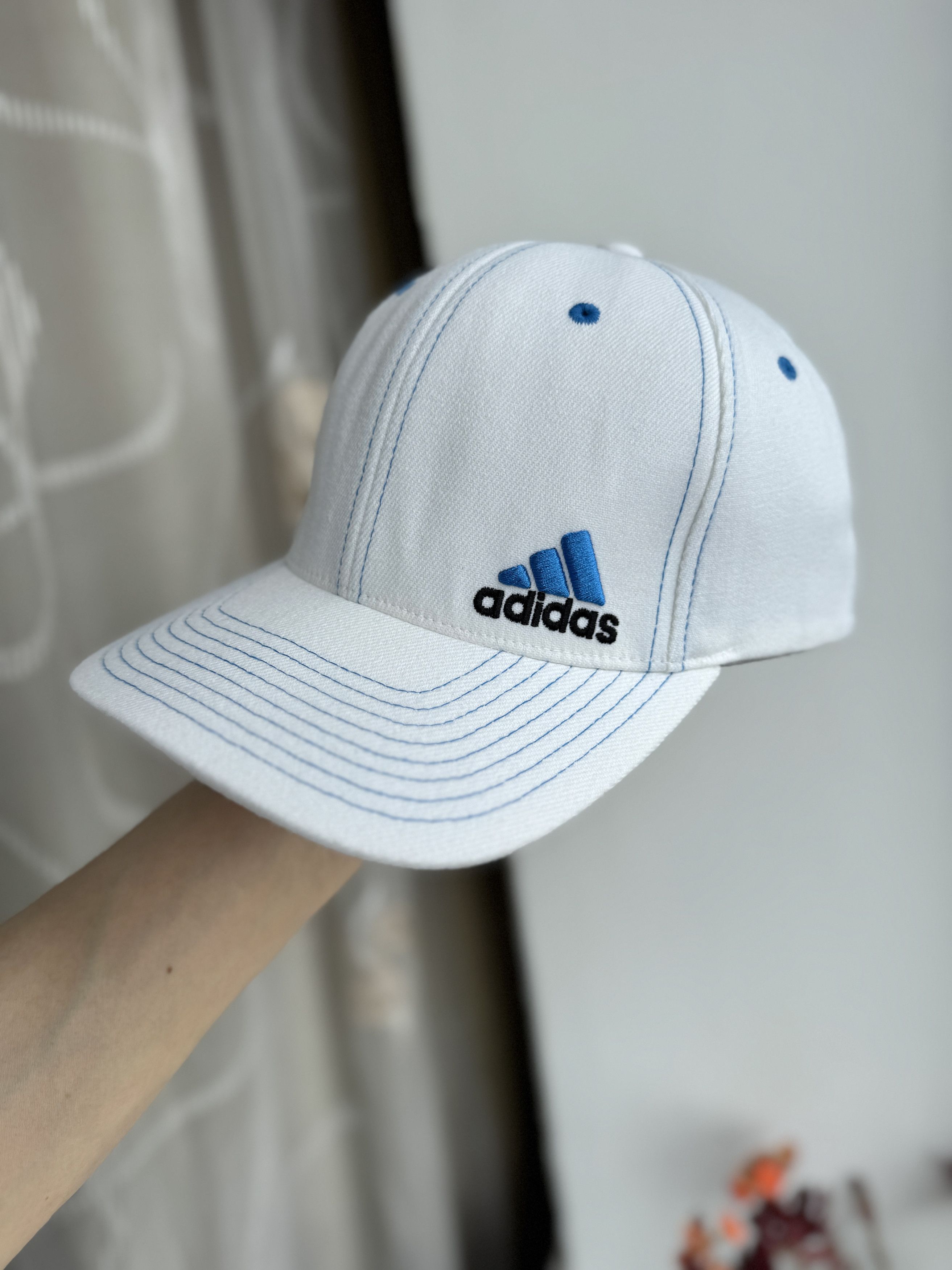 Adidas Vintage Adidas Flexfit Baseball Cap Hat Snapback Y2K Archive Size ONE SIZE - 5 Thumbnail