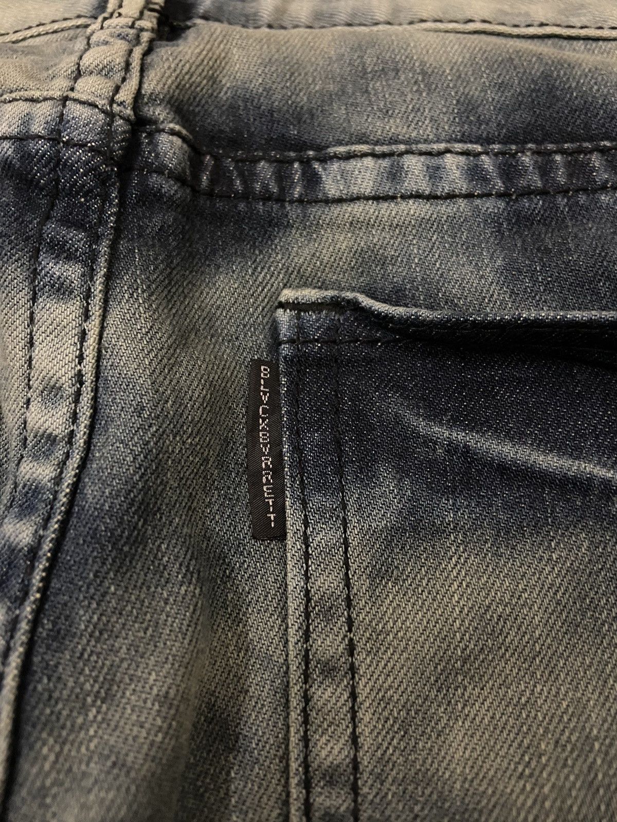 Black Barrett × Designer × Neil Barrett Black barrett denim pants slim fit Size 29" - 6 Thumbnail