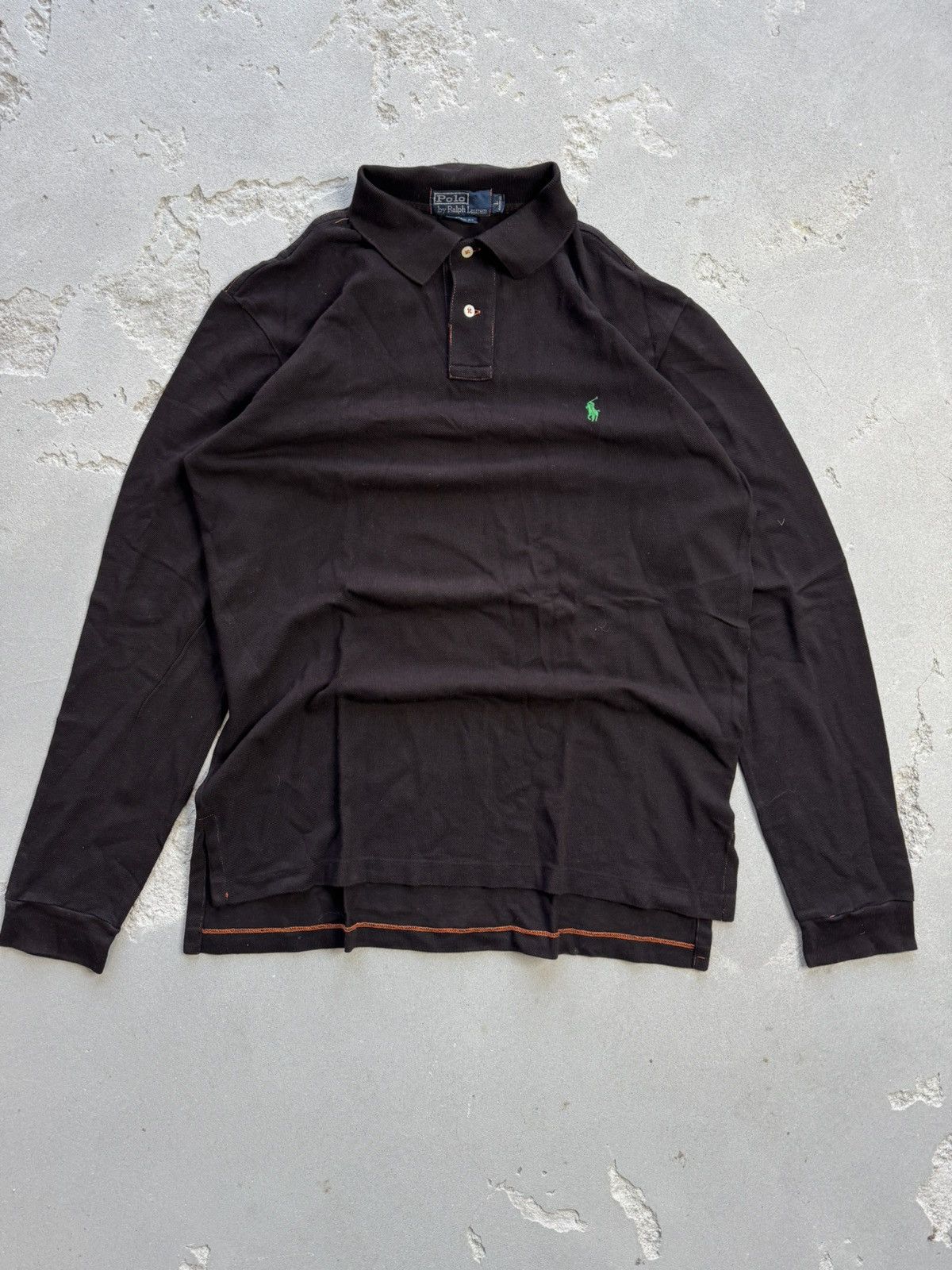 Polo Ralph Lauren × Rugby Ralph Lauren × Vintage Vintage Polo Ralph Lauren Long sleeve rugby shirt Size US L / EU 52-54 / 3 - 3 Thumbnail