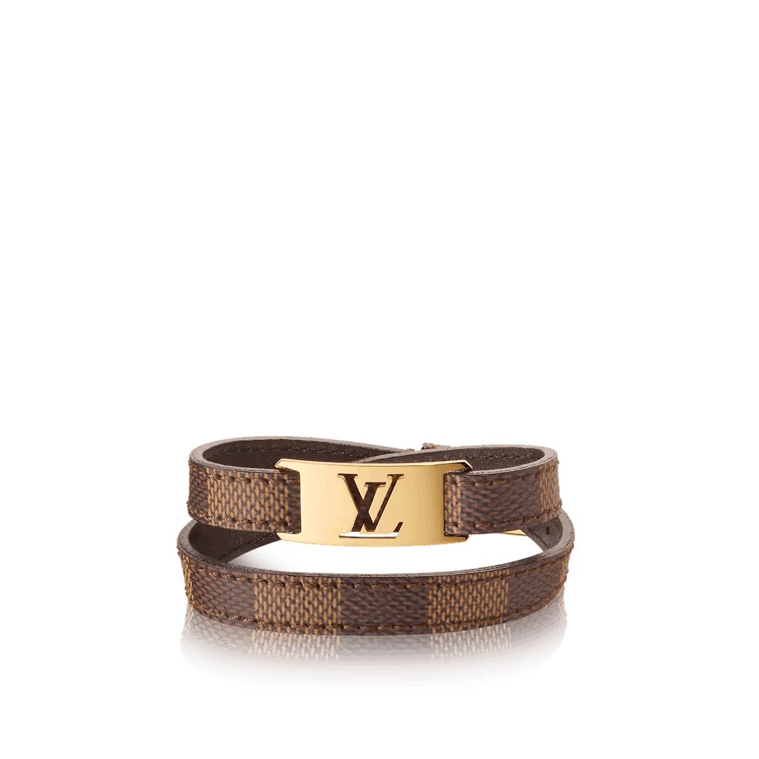 Louis Vuitton LOUIS VUITTON BRACELET CHAIN MONOGRAM SILVER LV LOGO