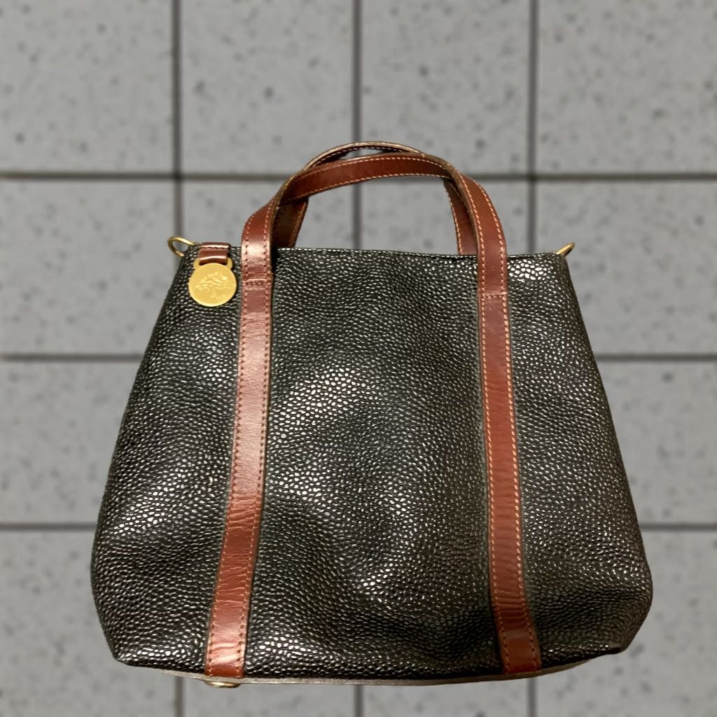 Mulberry Mulberry Small Bag Clutch Vintage Brown Leather Mulberry Clutch Womens Vintage Bag Small Mulberry Brown Leather Clutch Women Size ONE SIZE - 1 Thumbnail