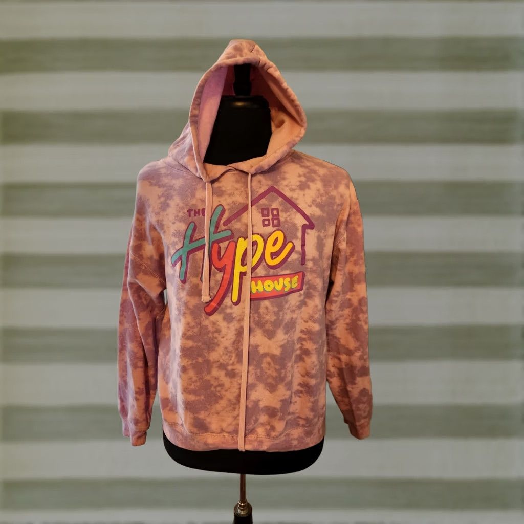 Vintage VINTAGE? No. The HYPE HOUSE Graphic Tie Dye Hoodie Sweatshirt XL Purple Size XL / US 12-14 / IT 48-50 - 1 Thumbnail