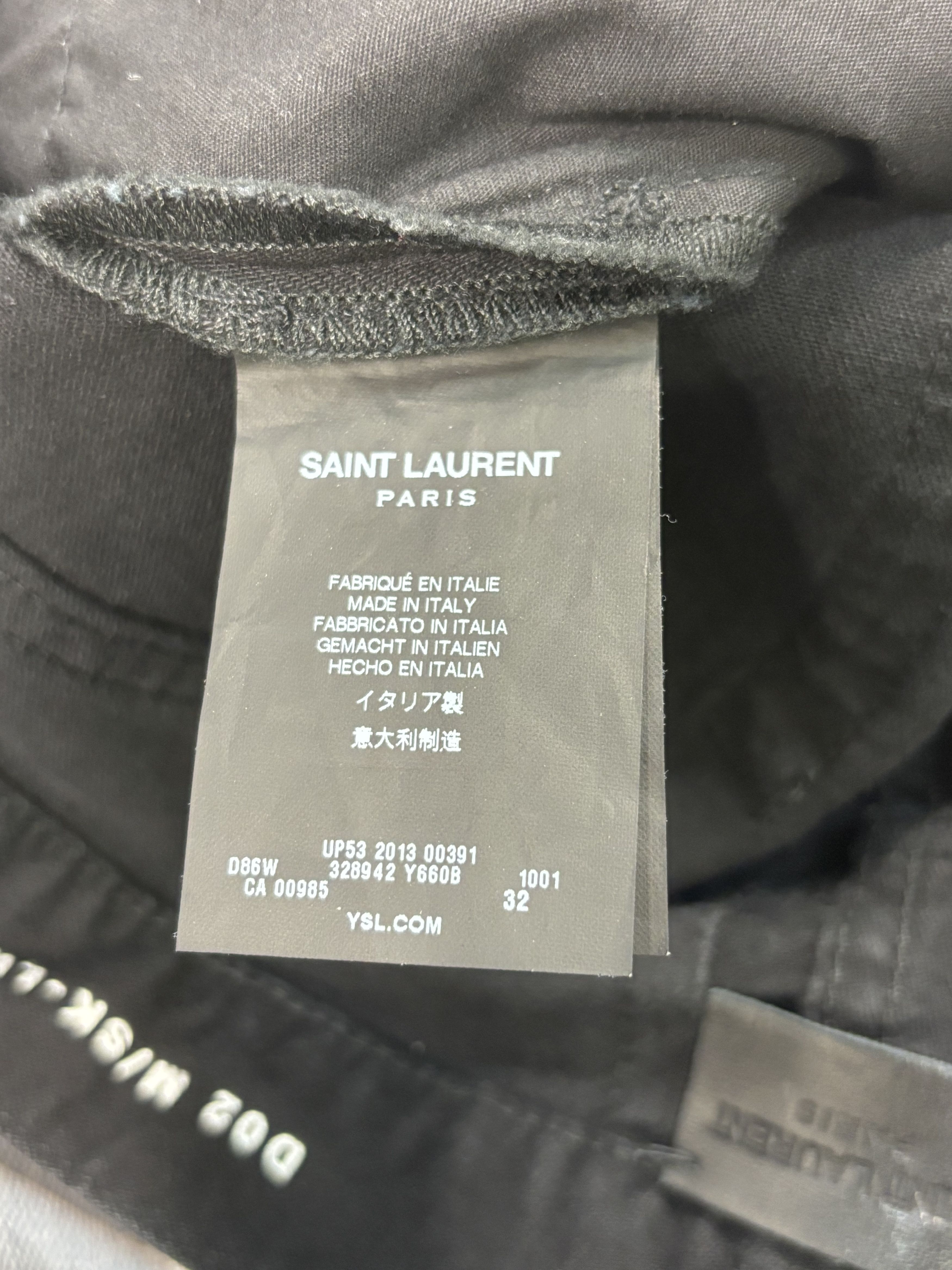 Saint Laurent Paris Saint Laurent Paris Black Jeans Size US 32 / EU 48 - 3 Thumbnail