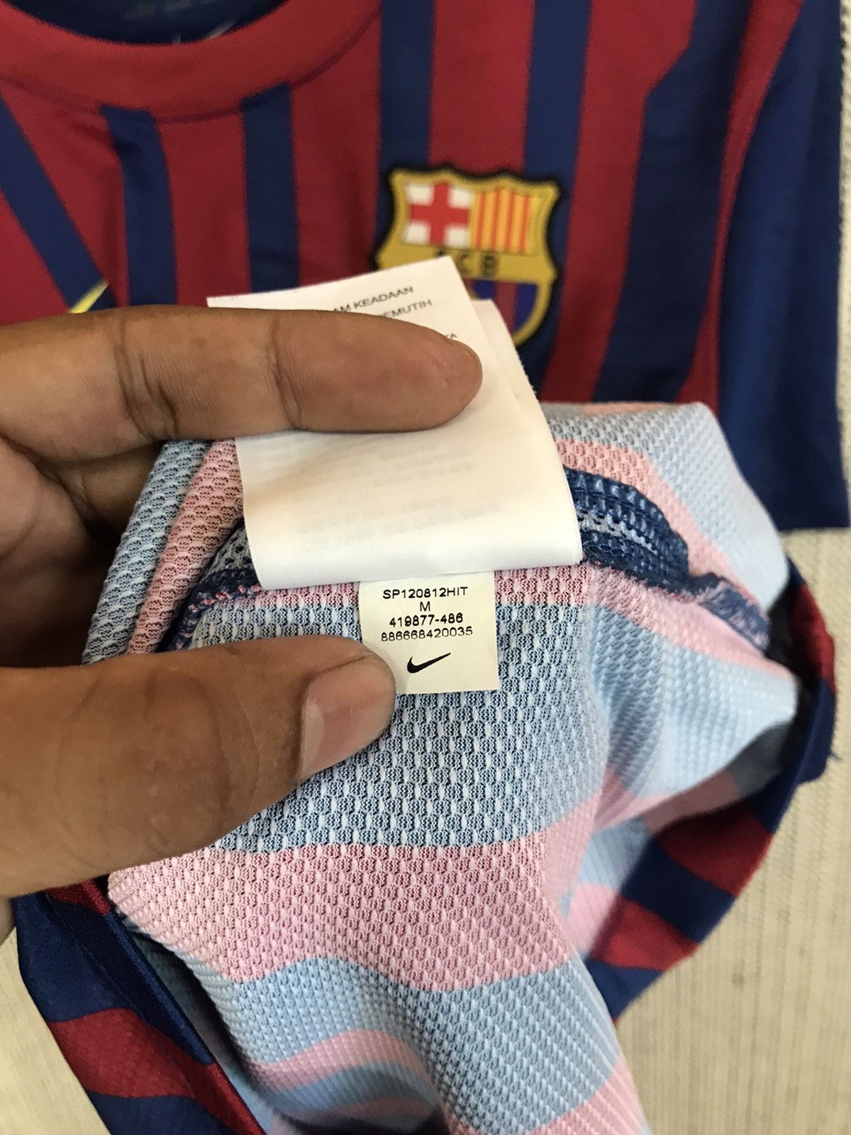 Nike ‼️BARCALONA FC JERSEY 2012-13 ‼️ Size US M / EU 48-50 / 2 - 8 Thumbnail