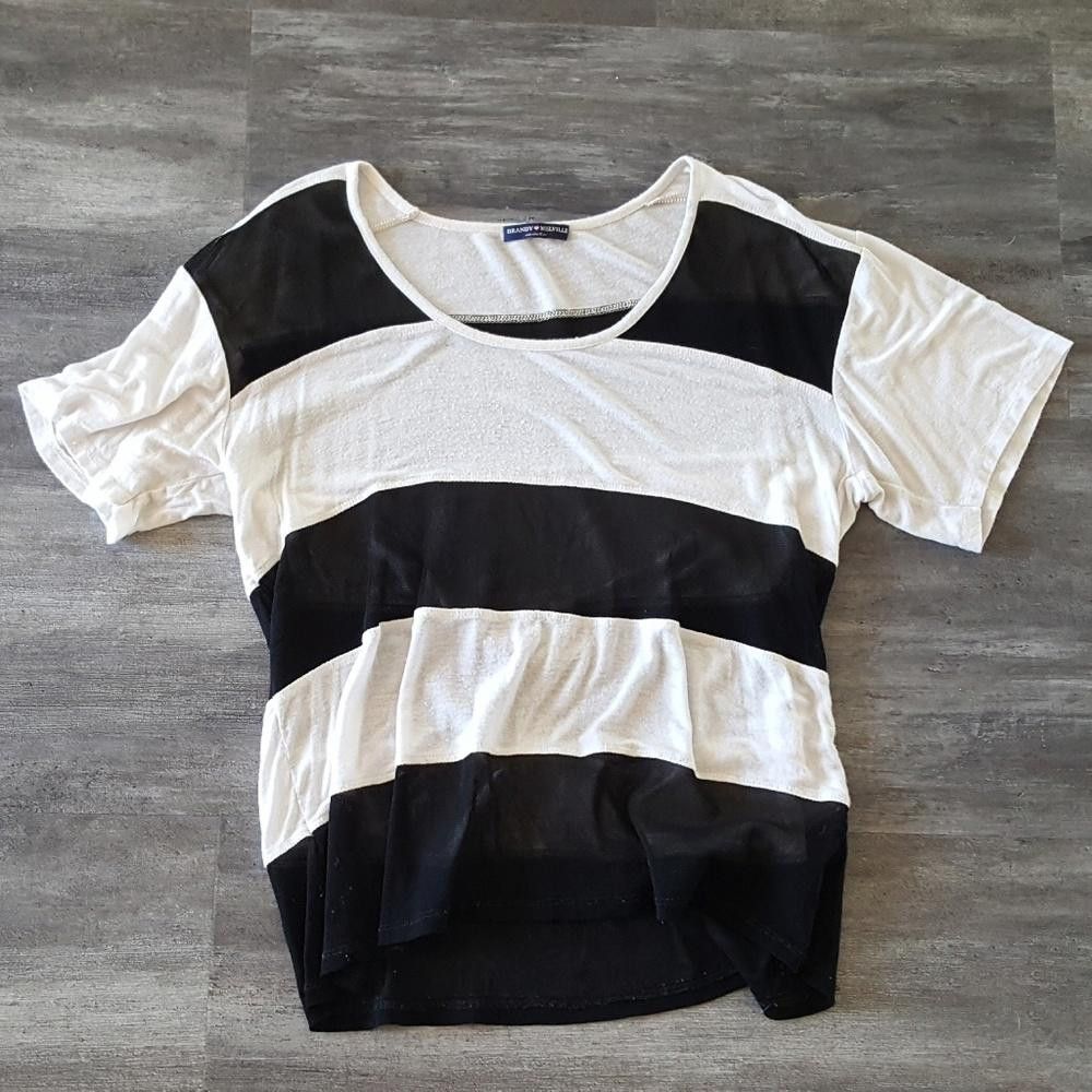 Designer White Black Mesh Detailed Melville Sleeve Size ONE SIZE - 1 Thumbnail