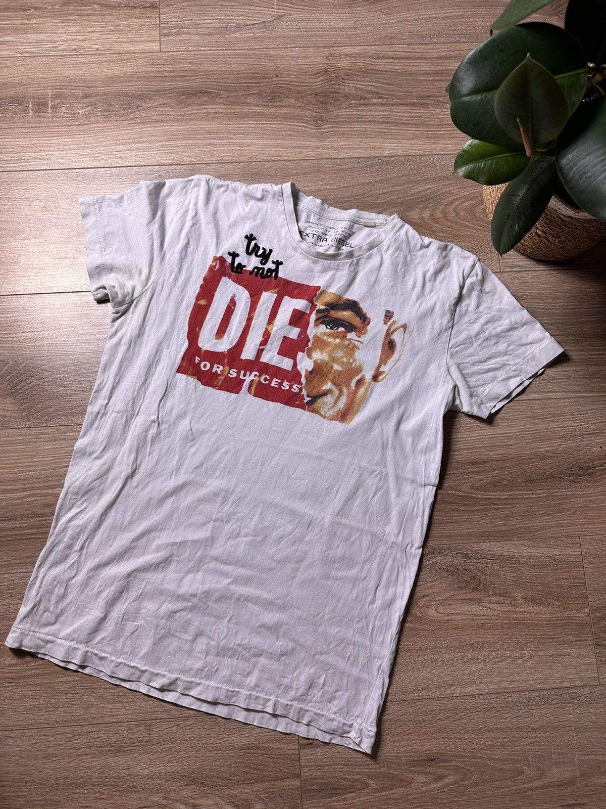 Diesel × Vintage Diesel Extra Vintage Trashed T Shirt | Grailed