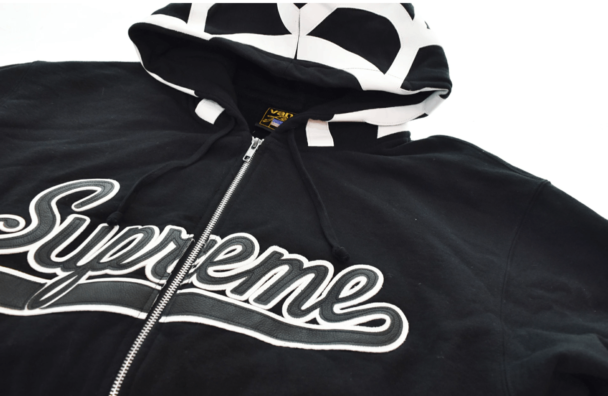 Supreme Supreme Vanson Spider Web Zip Up Hooded Sweatshirt Size US XL / EU 56 / 4 - 5 Thumbnail