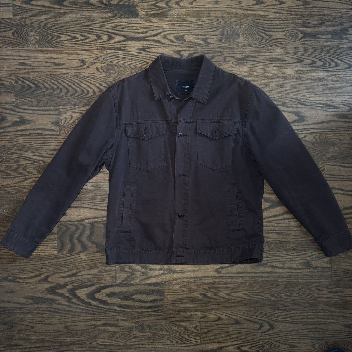 Vintage Vintage Cropped Boxy Fit Trucker Jacket Size US M / EU 48-50 / 2 - 1 Thumbnail
