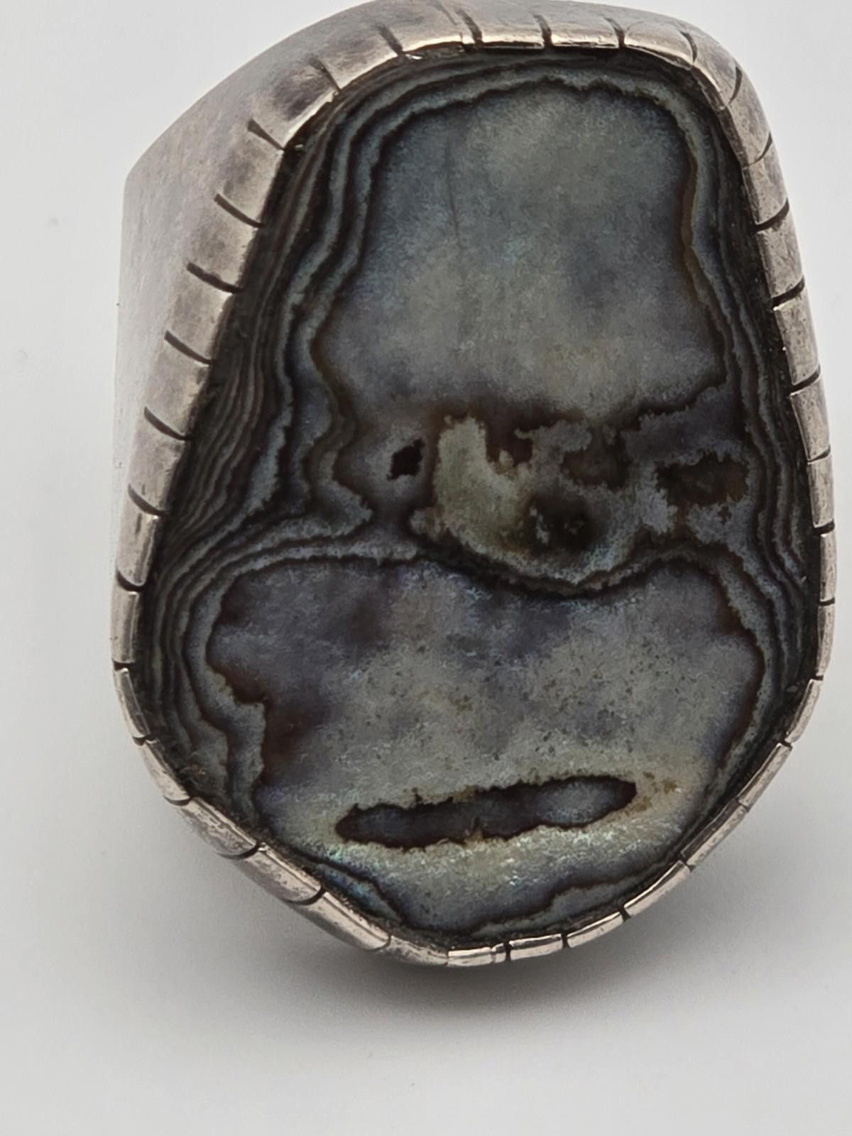 Other Rebecca Collins Silver Stalactite Agate Statement Ring 7 Size ONE SIZE - 9 Thumbnail