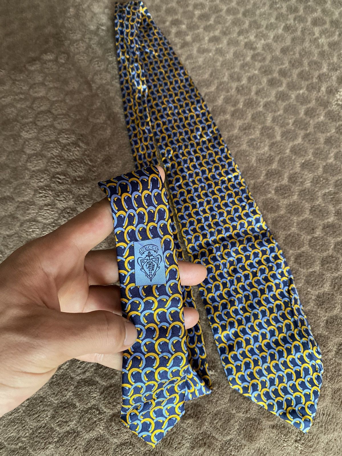 Gucci Vintage Gucci tie Size ONE SIZE - 4 Thumbnail