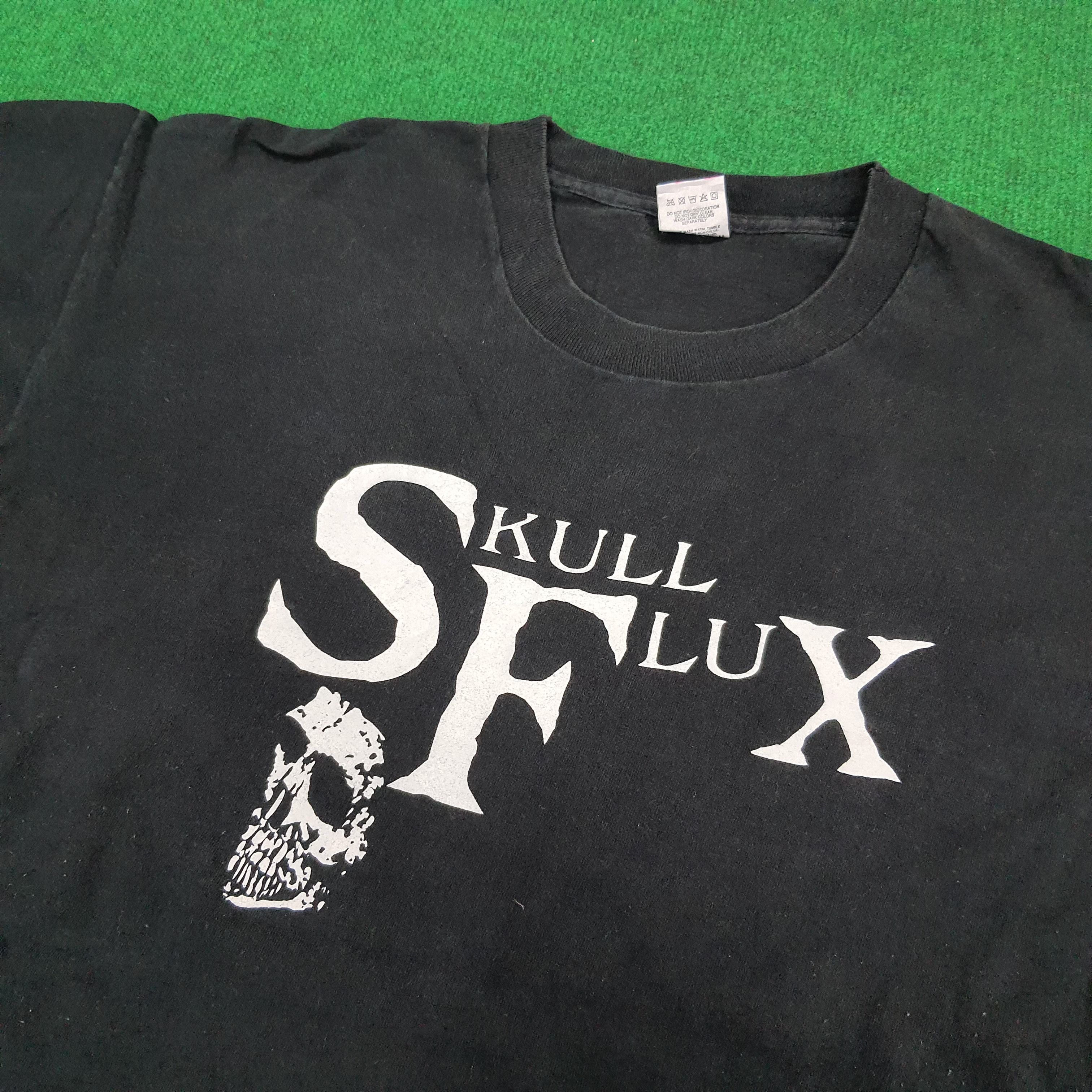 Band Tees × Vintage Vintage Skull Flux American Punm Band Tees Size US XL / EU 56 / 4 - 4 Thumbnail