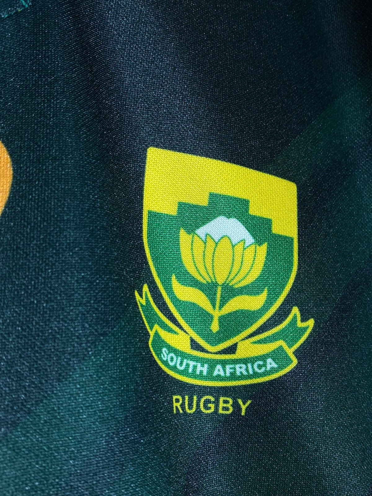 Asics South Africa Springbok Sevens Rugby Jersey Size US XL / EU 56 / 4 - 8 Thumbnail