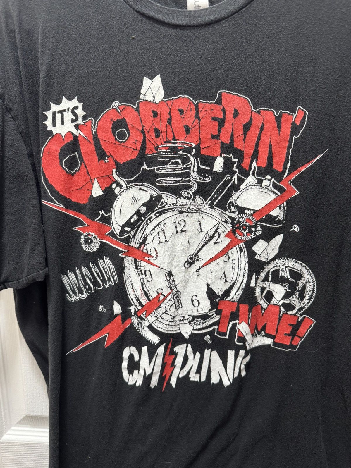 Tultex Tultex CM Punk It's Clobberin' Time Vintage Wrestling Shirt Size US XL / EU 56 / 4 - 2 Thumbnail