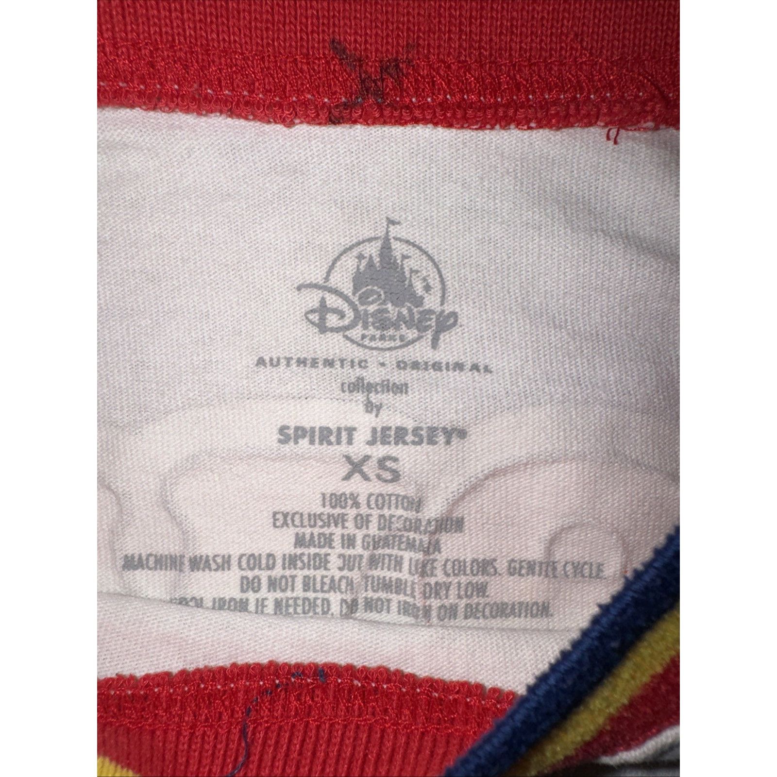 Disney × Vintage Disney Spirit Jersey Long Sleeve Shirt Retro 70s Vintage Size XS / US 0-2 / IT 36-38 - 5 Thumbnail