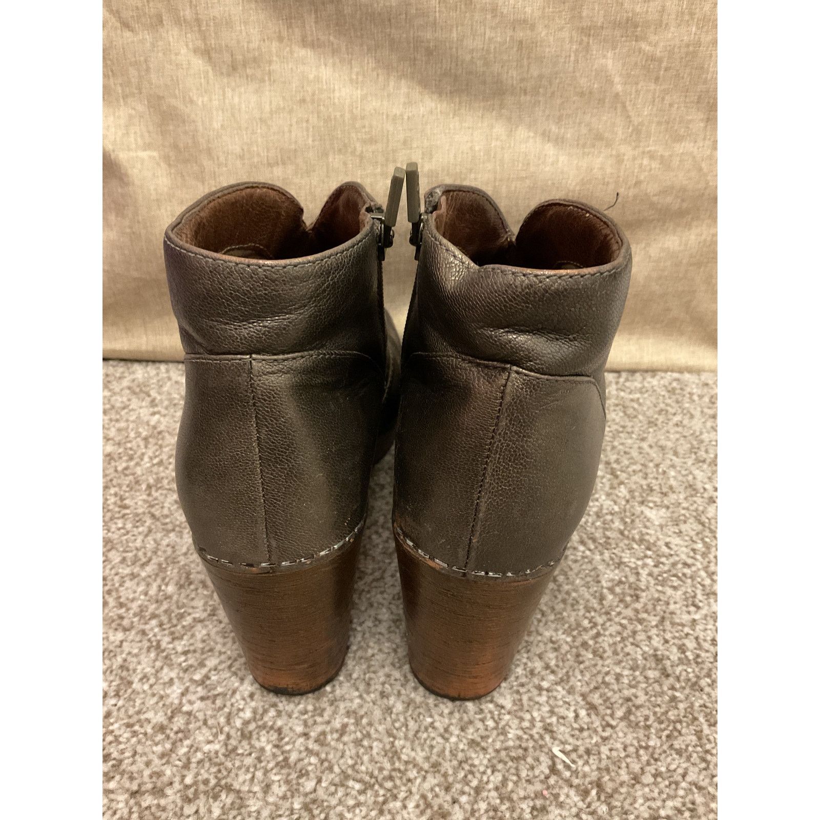 Dansko Dansko Delphina Peep Toe Bootie Aged Bronze Metallic,37 Size US 7 / IT 37 - 4 Thumbnail