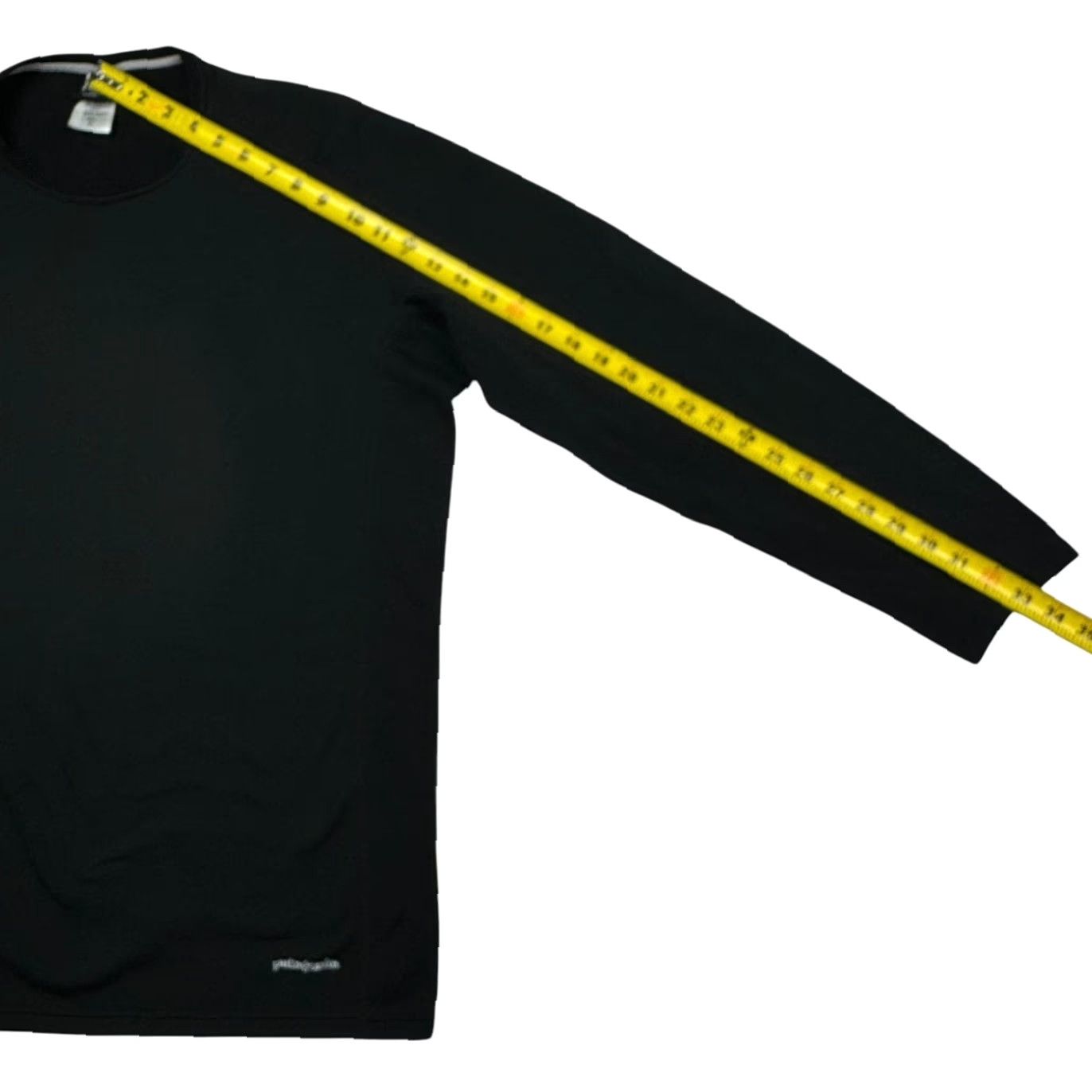 Patagonia Patagonia Capilene Base Layer L/S T-Shirt Black XL Men Crewneck Long Sleeve Polyester Stretch Base Layer Pullover Athletic Shirts Size US XL / EU 56 / 4 - 7 Thumbnail