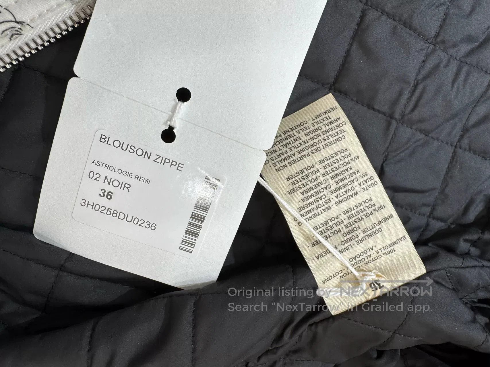 Hermes Hermes Astrology Quilted Cashmere Jacket. Size XS / US 0-2 / IT 36-38 - 9 Thumbnail