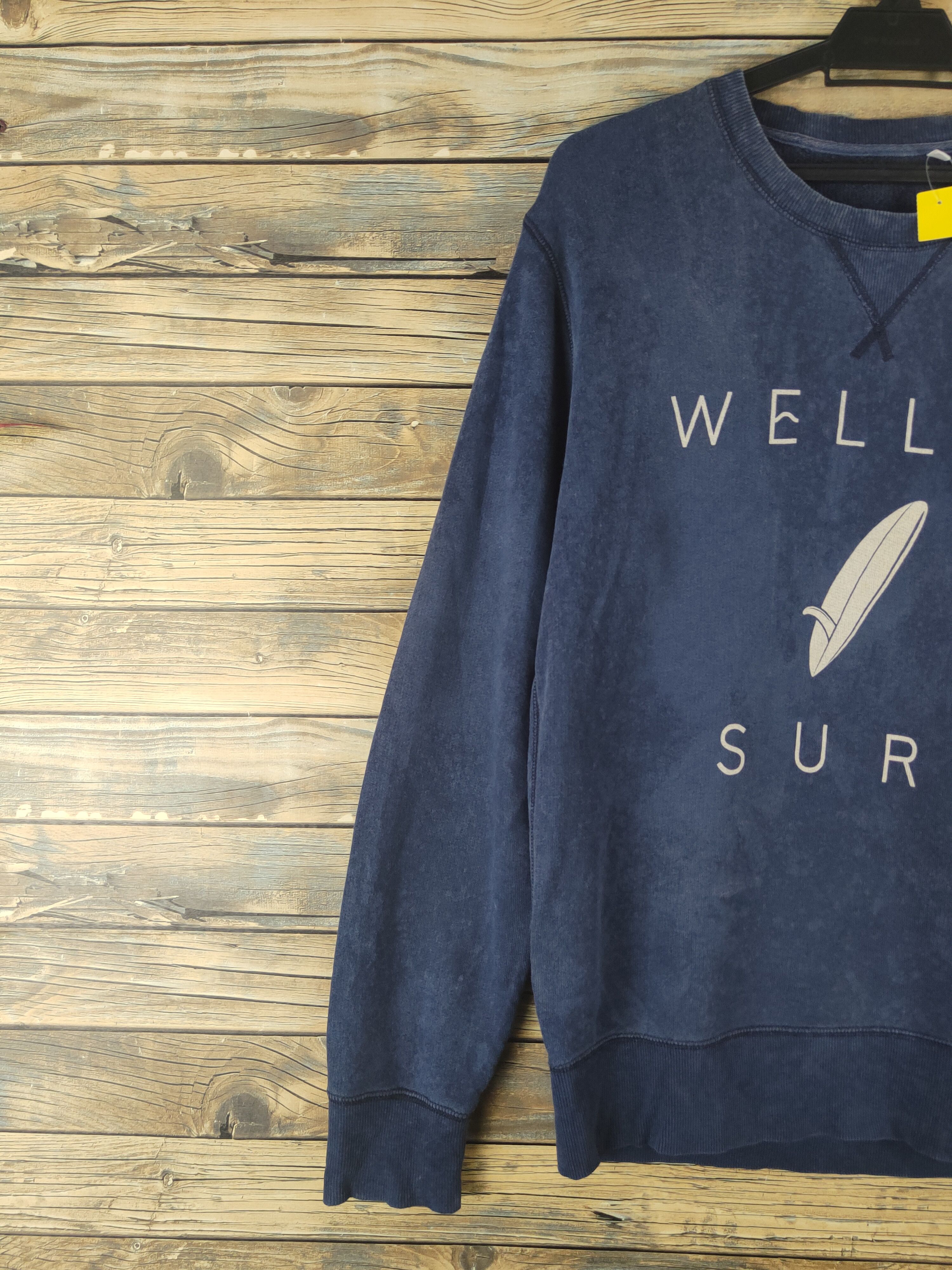 Uniqlo DL Uniqlo wellen surf Navy Sweatshirts #2726 Size US M / EU 48-50 / 2 - 4 Thumbnail