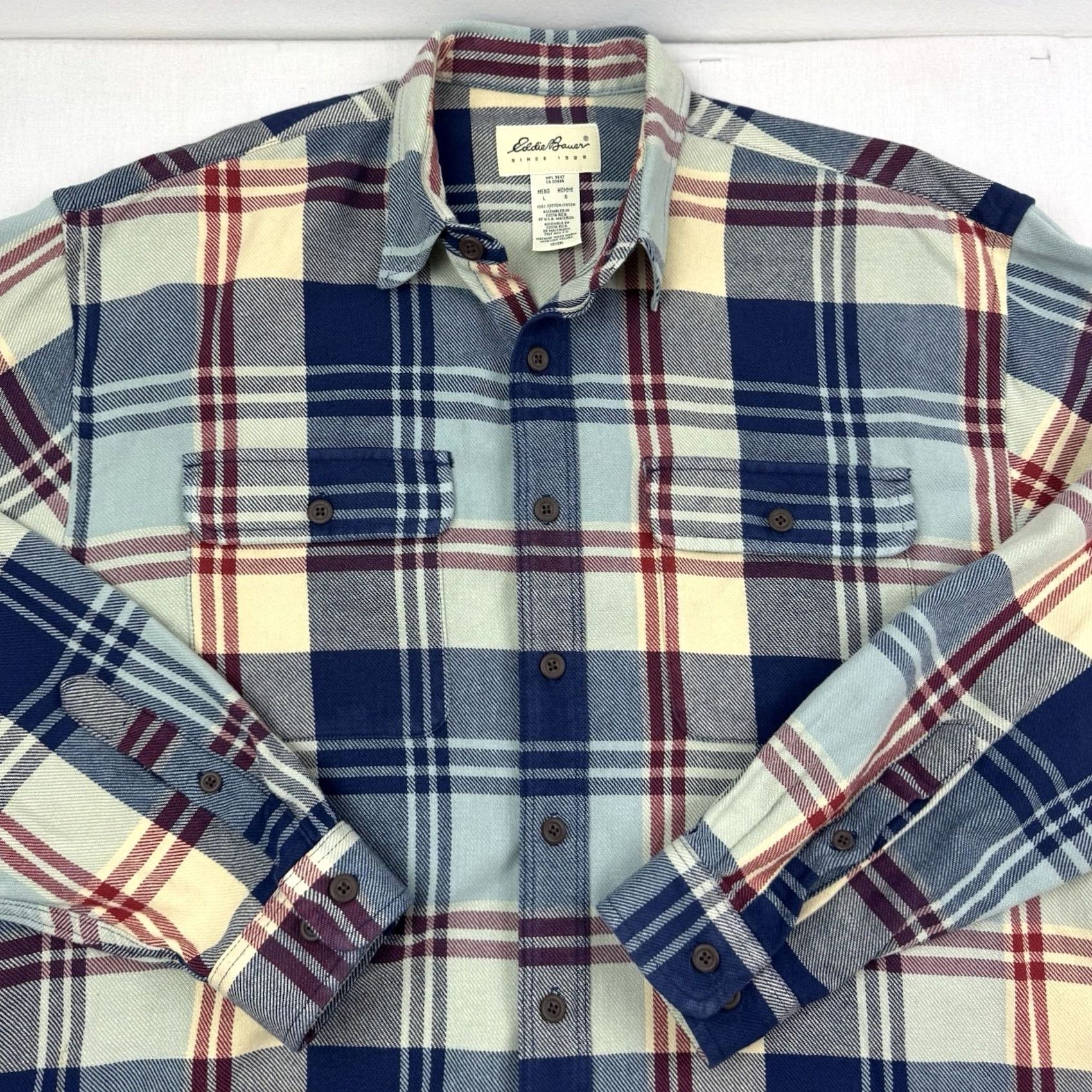 Eddie Bauer VINTAGE Eddie Bauer Shirt Plaid Adult Large Heavyweight Thick Outdoor Size US L / EU 52-54 / 3 - 2 Thumbnail