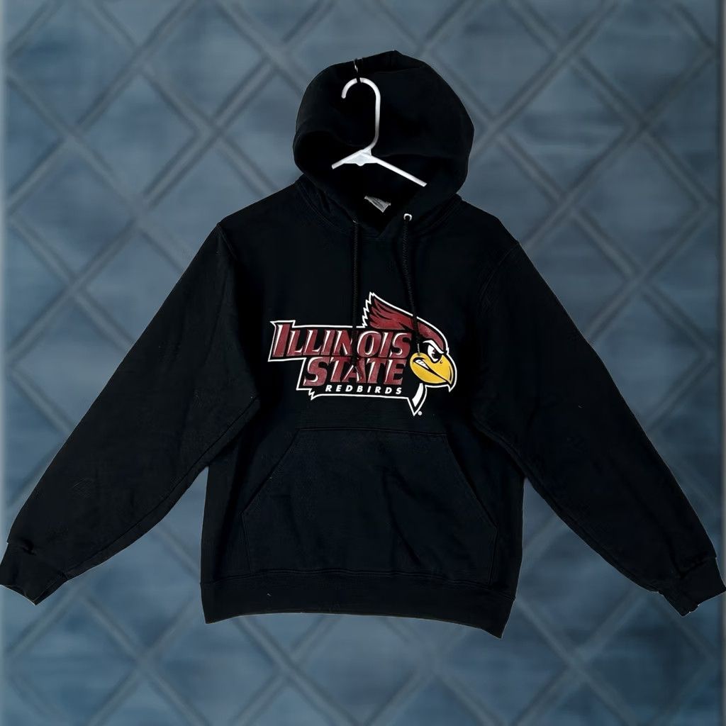 Jerzees ISU College Hoodie Mens Small Black Jerzees Pullover Size US S / EU 44-46 / 1 - 1 Thumbnail